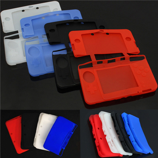 new multicolor soft silicone protective case cover skin sleeve protector for nintendo 3ds