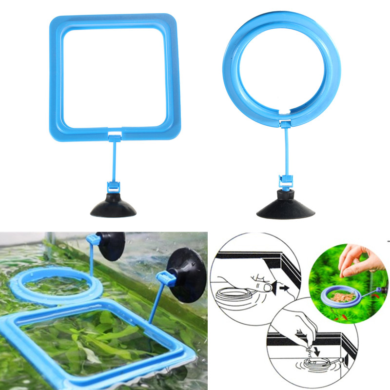 2015 new aquarium fish tank round/square two size plastic fish feeder feeding station floating food circle 2015 new aquarium fish tank round/square two size plastic fish feeder feeding station floating food circle