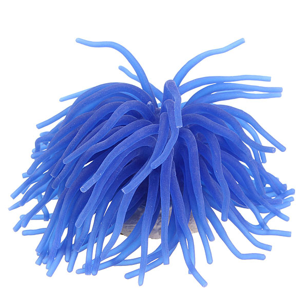 2015 new universal blue soft plastic artificial aquarium fish tank coral sea fish bowl decor ornament