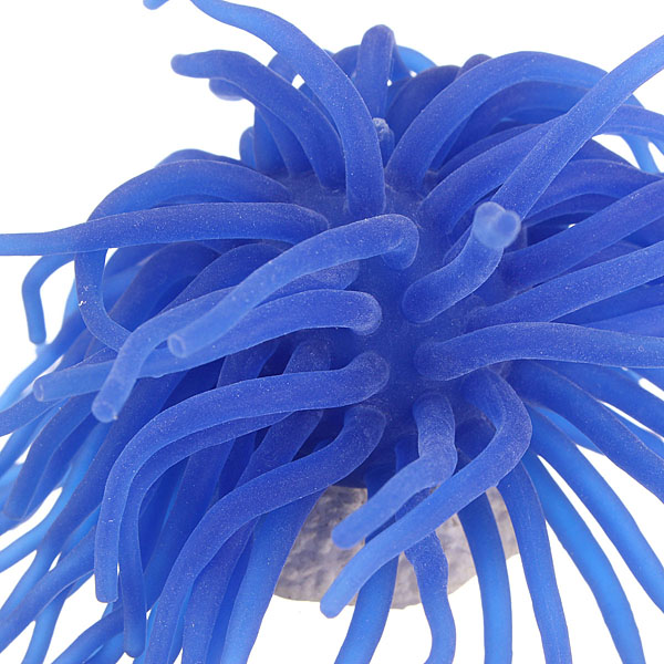 2015 new universal blue soft plastic artificial aquarium fish tank coral sea fish bowl decor ornament