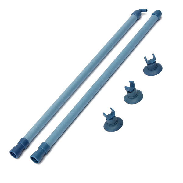 2015 selling 60cm 23 inch sizes aquarium air stone suction cup blue bubble wall tube fish tank air pump
