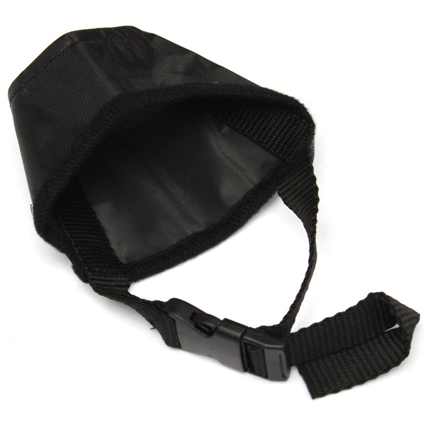 7 sizes no bark bitting adjustable nylon dog pet safety mouth cover muzzle anti bite chew black