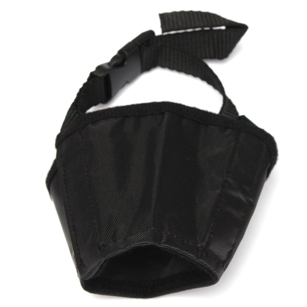 7 sizes no bark bitting adjustable nylon dog pet safety mouth cover muzzle anti bite chew black