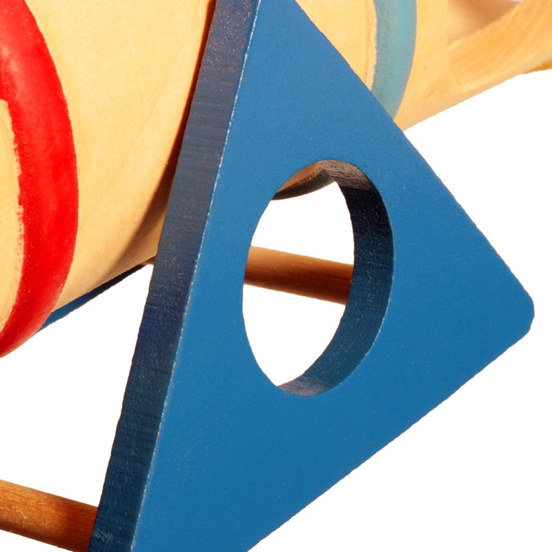 best promotion modern style natural wooden colorful seesaw cage house hide toy hamster seesaw for hamster