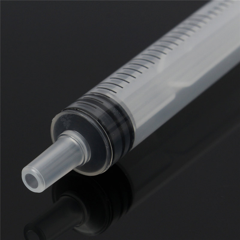 brand new 2.5ml 11.5cm plastic disposable injector syringe for measuring nutrient pet feeder tool no needles