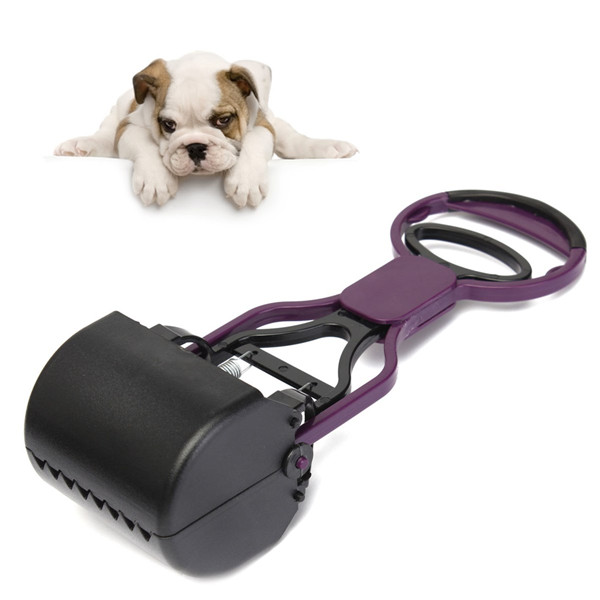 brand new lazy dog pet handheld pooper scooper jaw poop scoop clean pick up animal waste