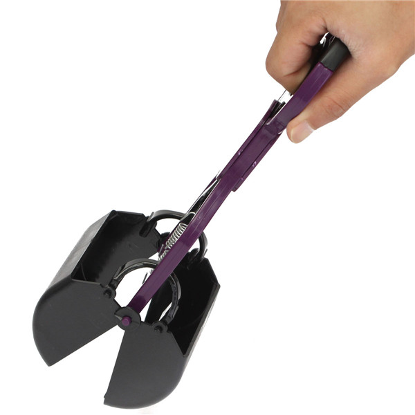brand new lazy dog pet handheld pooper scooper jaw poop scoop clean pick up animal waste