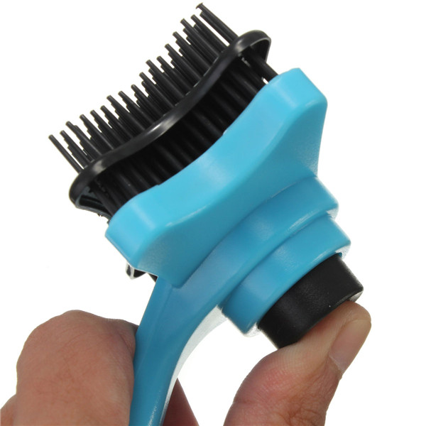 brand new pet brush dog hair fur grooming shedding tool comb trimmer bath massage