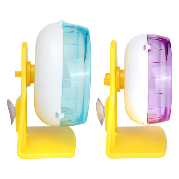 brand new plastic silent hamster mouse rat mice exercise running spinner wheel pet toy