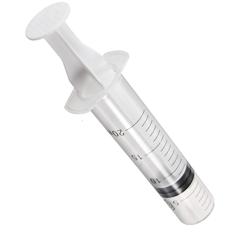 new arrival 20ml 11.5cm plastic disposable injector syringe for measuring nutrient pet feeder tool no needles
