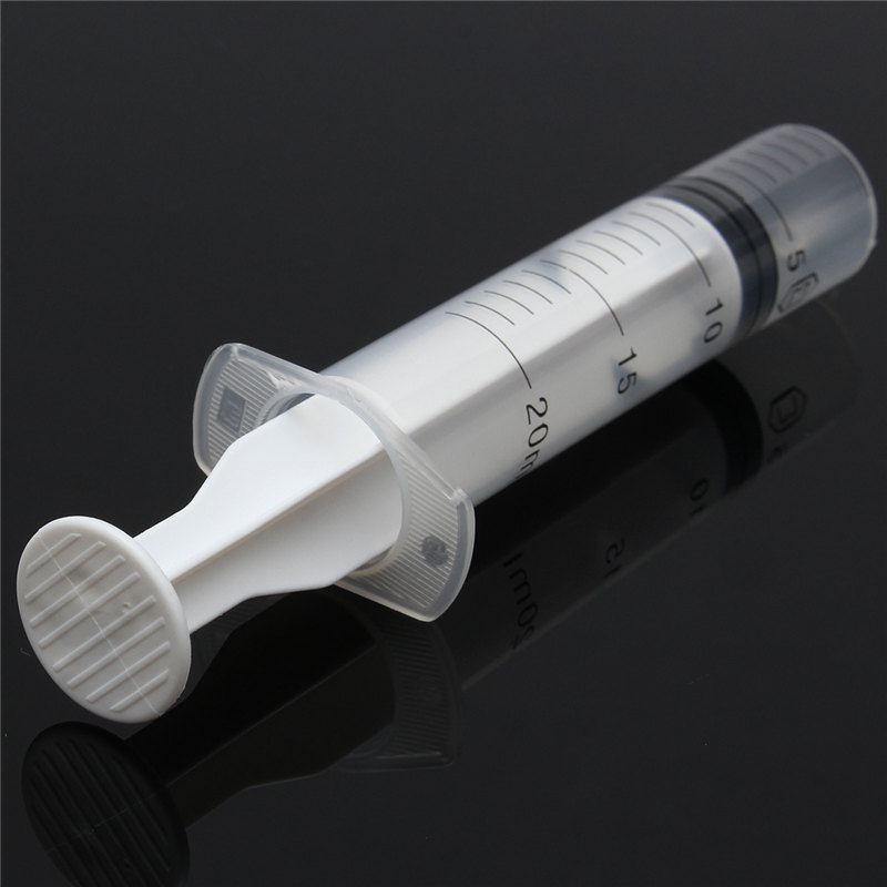 new arrival 20ml 11.5cm plastic disposable injector syringe for measuring nutrient pet feeder tool no needles