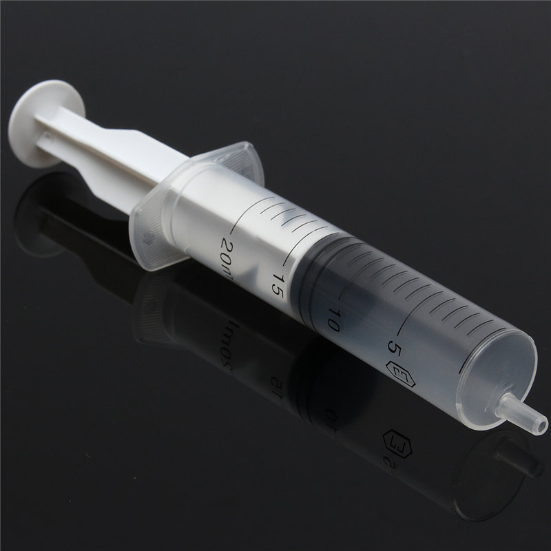 new arrival 20ml 11.5cm plastic disposable injector syringe for measuring nutrient pet feeder tool no needles