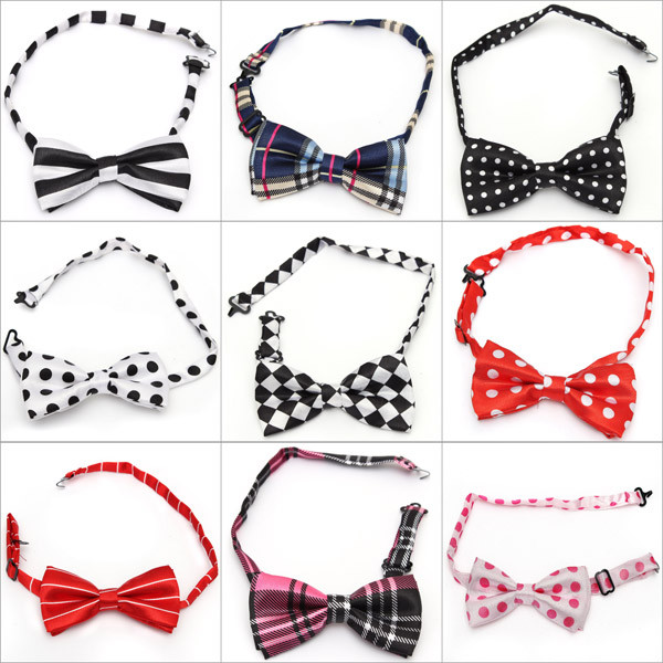 pet bow tie necktie cute dog for cat bowknot adjustable neck collar mix color pet fashion patterned holiday christmas grooming