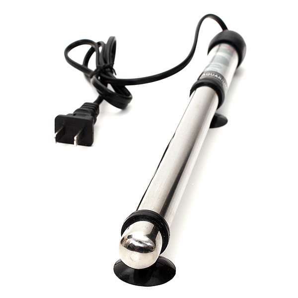 stainless steel 100w adjustable automatic aquarium fish tank water energy-efficient thermostat heater with suction cups