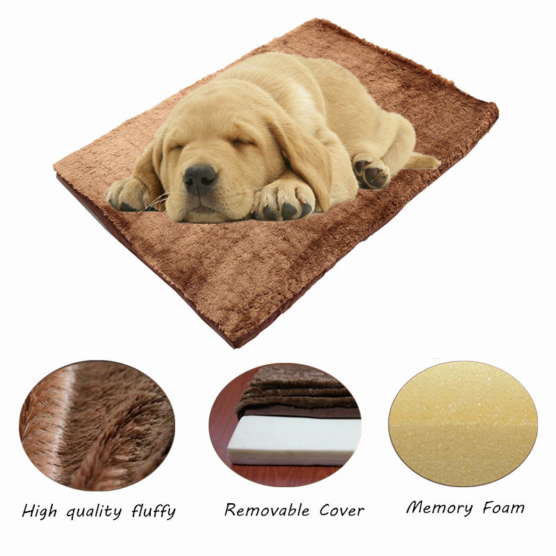 top selling new arrival fashion pet dog cat kennel warm bed mat memory foam dog bed with removable cover extra large soft