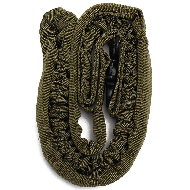 top selling nylon tactical k9 pet dog lead training leash elastic bungee canine strap rope traction harness collar