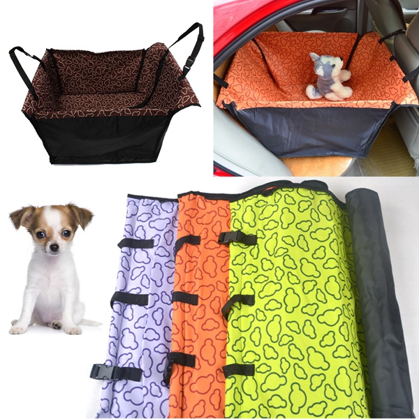 waterproof convenient pet piggy dog car rear back seat cover bag hammock cushion protector cars interior accessories