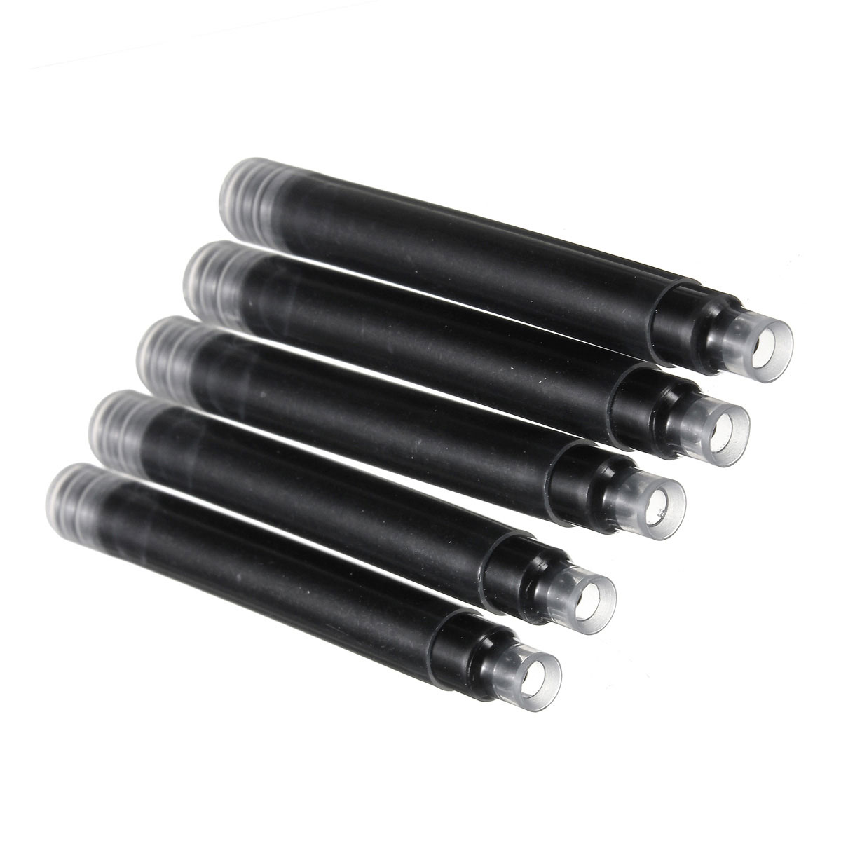 brand new and hign quality 5 pcs disposable black fountain pen ink cartridge refills daily writing home school brand new and hign quality 5 pcs disposable black fountain pen ink cartridge refills daily writing home school