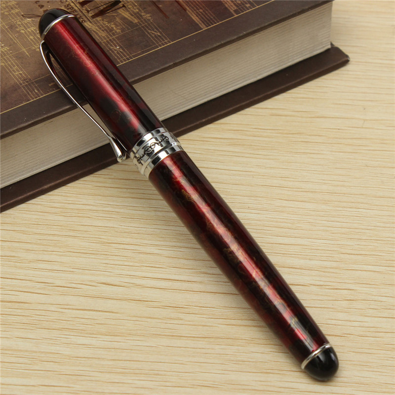 modern fashionable design jinhao x750 lava red pen medium fine nib ink fountain pen office study business great gift