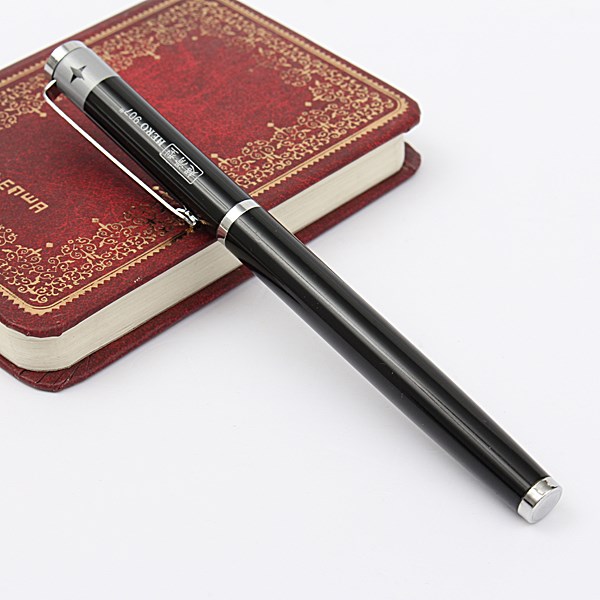 popular 0.38mm black fountain pen advanced liquid ink system and unique nib guarantee smooth and fluent writing