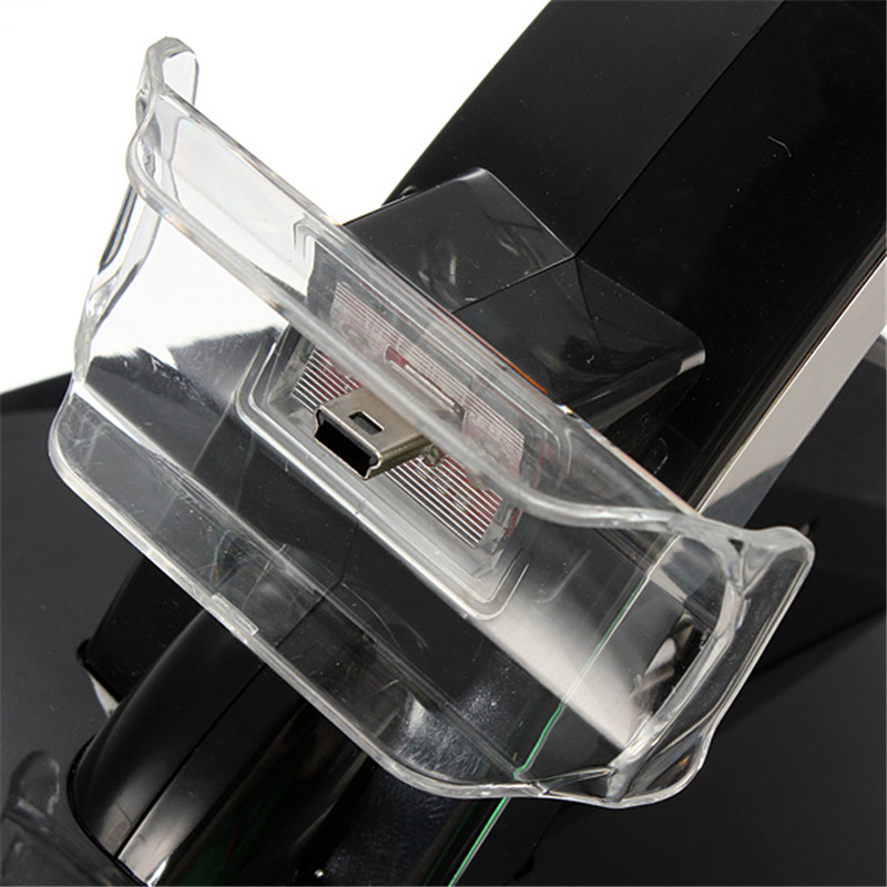2015 black quick dual charger charging dock stand + usb cable for sony for playstation 3 for ps3 controller console