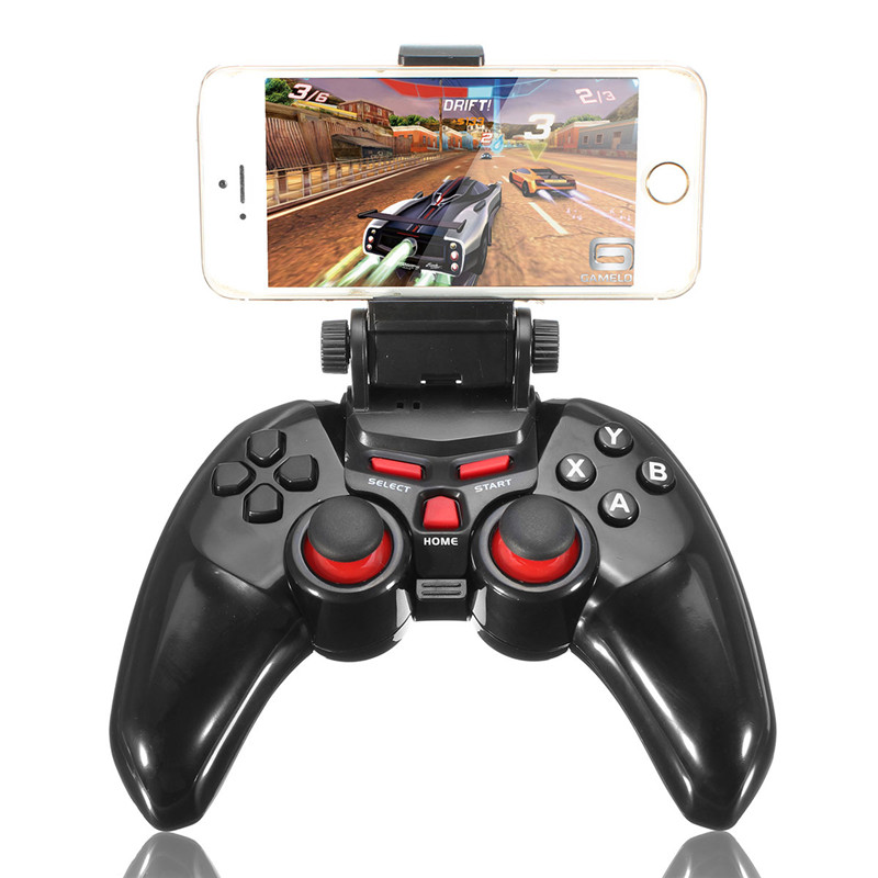 2015 new arrival bluetooth wireless gamepad gamecontroller joystick with 5.5 inch clamp holder for android ios mobile phone pc 2015 new arrival bluetooth wireless gamepad gamecontroller joystick with 5.5 inch clamp holder for android ios mobile phone pc