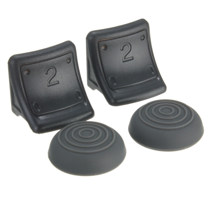 2015 new arrival special offer dual triggers + silicone thumbstick grip cap cover 4in1 set for sony for ps3 controller