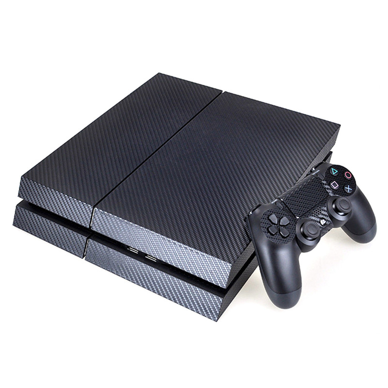 2015 new top selling carbon fiber sticker cover for ps4 console & 2 controller protector skin set console skin 2015 new top selling carbon fiber sticker cover for ps4 console & 2 controller protector skin set console skin
