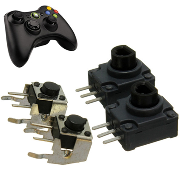 2015 replacement 4pcs/set lb/ rb+ lt/ rt bumper buttons set for xbox 360 wireless controller game accessory
