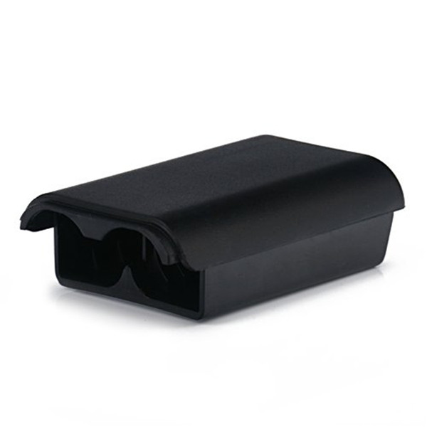 best promotion 2pcs/lot black battery compartment pack cover shell case replacement kit for xbox 360 controller joystick