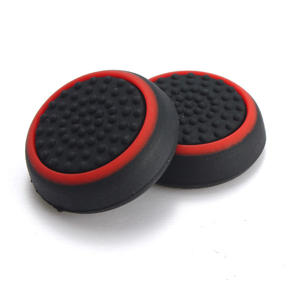 new 2pcs/lot gamepad joystick thumb stick cap cover for sony for ps2 for ps3 for ps4 for xbox one for xbox360 controller