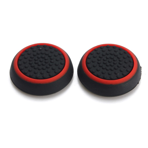 new 2pcs/lot gamepad joystick thumb stick cap cover for sony for ps2 for ps3 for ps4 for xbox one for xbox360 controller