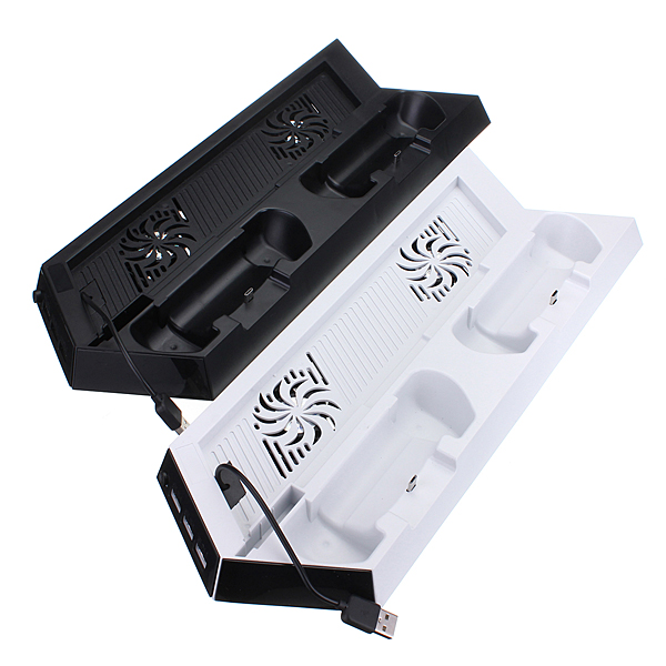 new 3 usb ports vertical charging charger stand fan disperse heat for sony for ps4 controller dualshock cooling fan