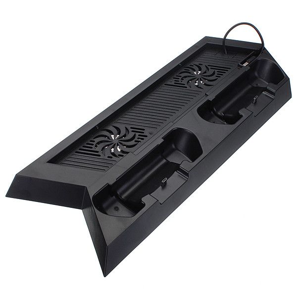 new 3 usb ports vertical charging charger stand fan disperse heat for sony for ps4 controller dualshock cooling fan