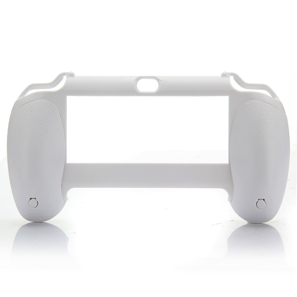 new flexible white joypad bracket holder handle hand grip for sony for ps vita psv controller console