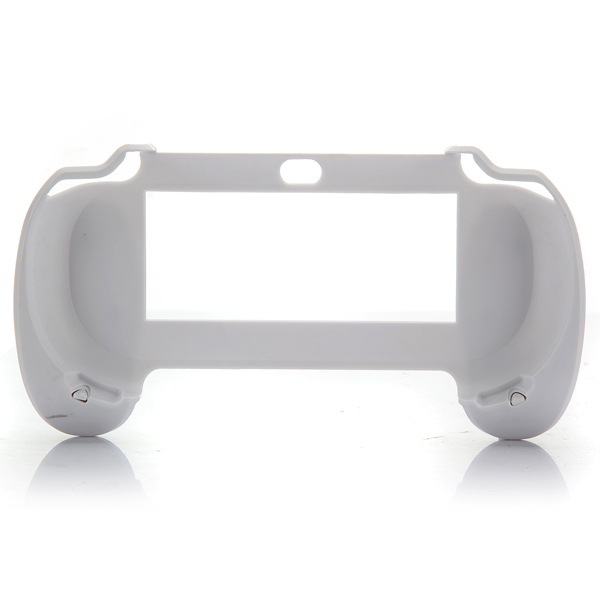 new flexible white joypad bracket holder handle hand grip for sony for ps vita psv controller console