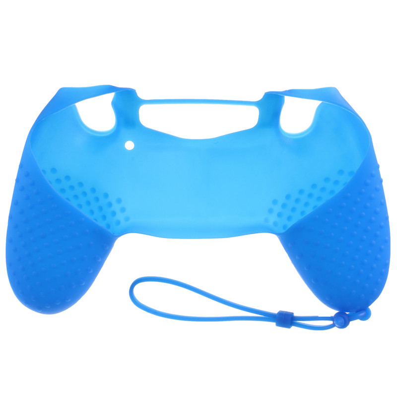 !! new stylish top selling controller silicone protective case skin cover for sony for ps4 decal with wrist strap