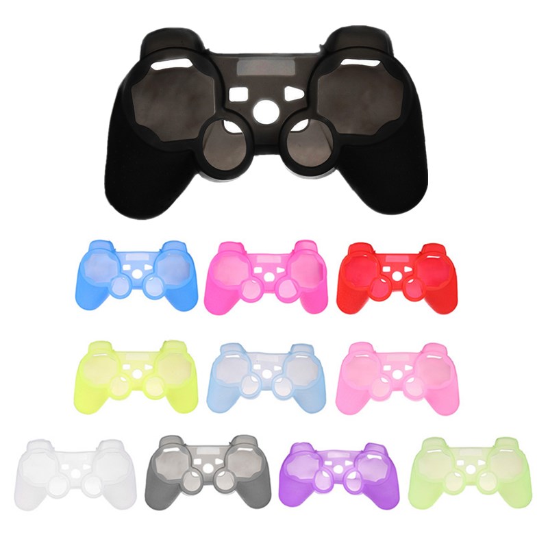 newest design silicone protective skin case cover for sony for playstation 3 for ps3 controller