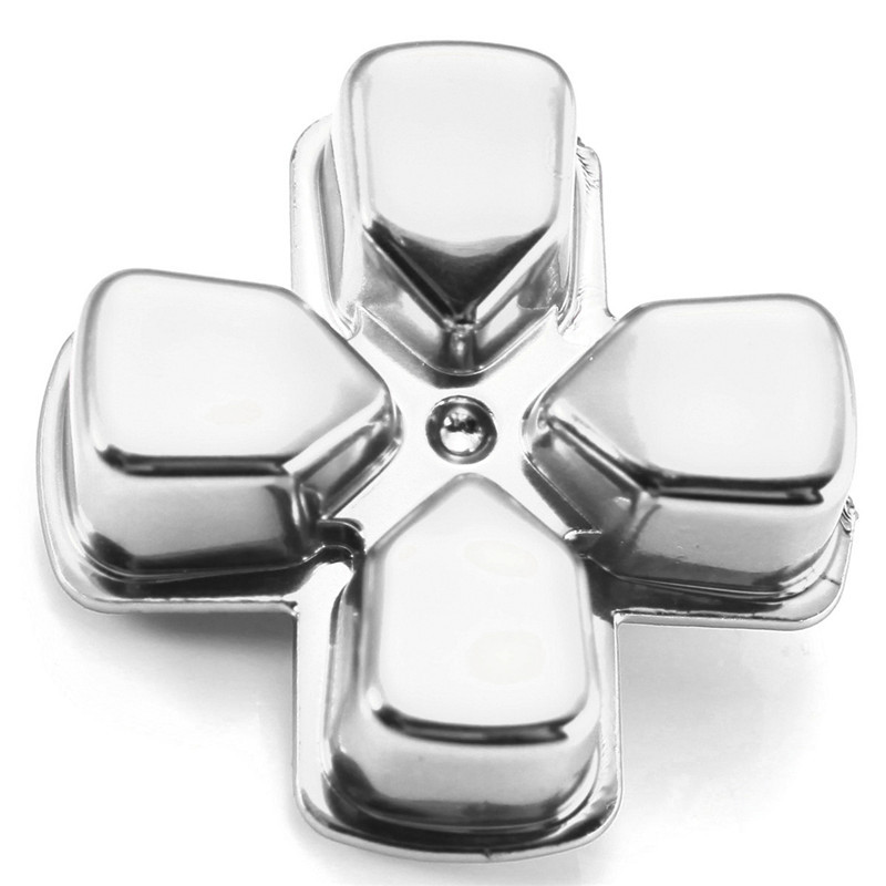 silver color 2015 new arrival bullet buttons joystick thumbstick for playstation 4 for ps4 controller keys replacement
