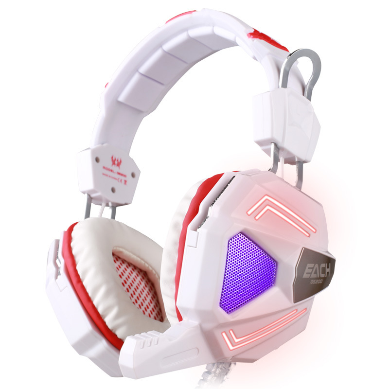each g5200 7.1 surround sound game headphone computer gaming headset headband vibration with mic stereo bass colorful breathing