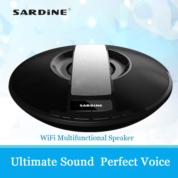 nizhi sdy-021 broadcast caller bluetooth speaker 3.5mm input 3000mah wireless audio speaker umlimited distance with colock set