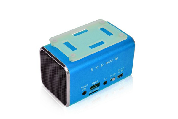 nizhi tt-6 colorful led display portable speaker fm function wireless 3.5mm input audio with lyrics singer support any language