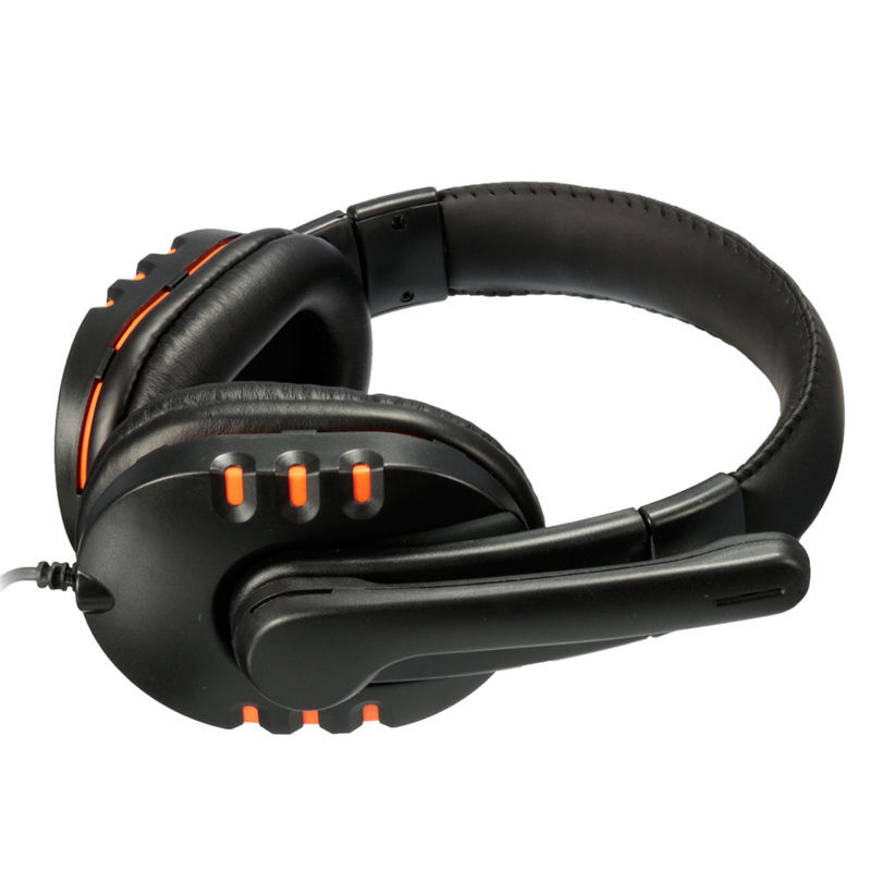 original excellent quality black usb port gaming headband pulling headset with mic for computer laptop q7