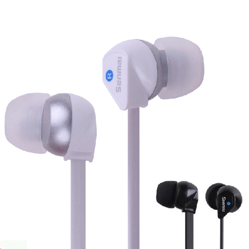 senmai-in1011 3.5mm in-ear wired headphone earphone with microphone/mic fashion sport earphone headphone suit for most phone