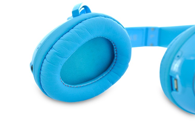 syllable g01-003 blue white wireless headphone bluetooth 3.0 hifi portable 10m distance headphone 3.5mm headset for phone/pc