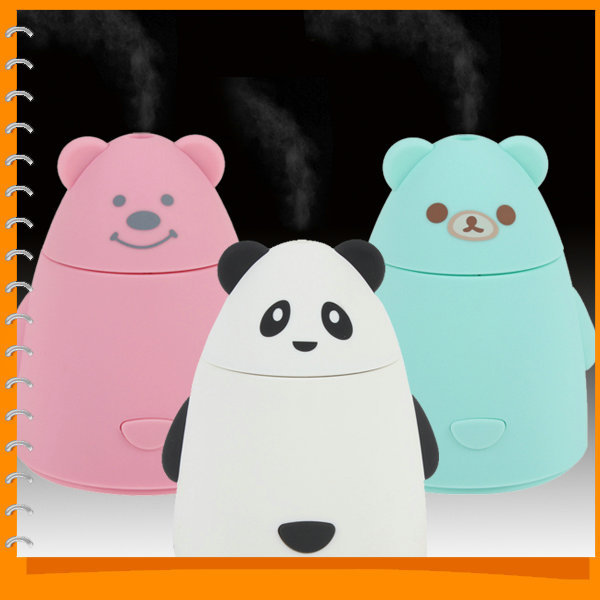 cute bear shape 80ml portable mini usb humidifier air purifier mist maker for home room office ( white / red / green ) cute bear shape 80ml portable mini usb humidifier air purifier mist maker for home room office ( white / red / green )