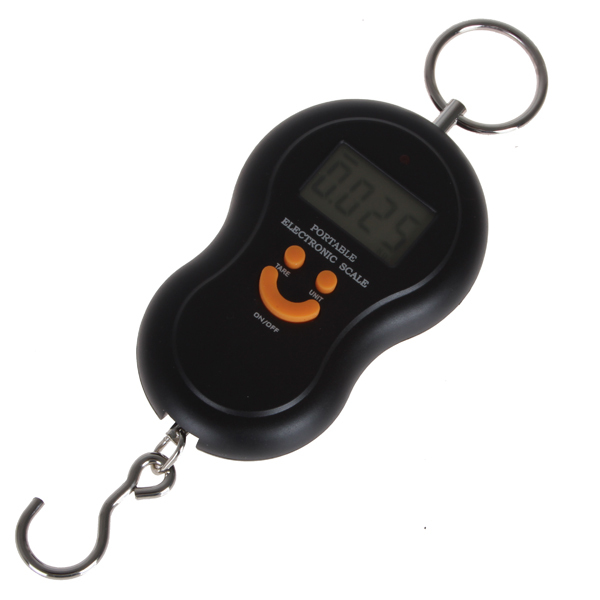 dual accuracy multifunction mini digital hanging scale portable electronic luggage scale weight balance with auto-zero function