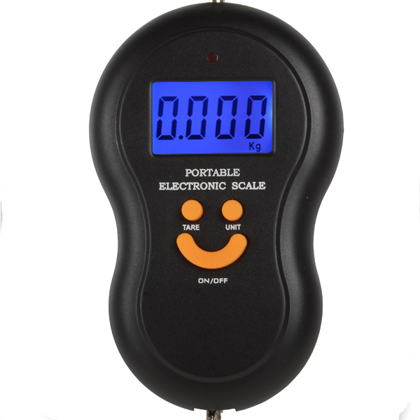 dual accuracy multifunction mini digital hanging scale portable electronic luggage scale weight balance with auto-zero function