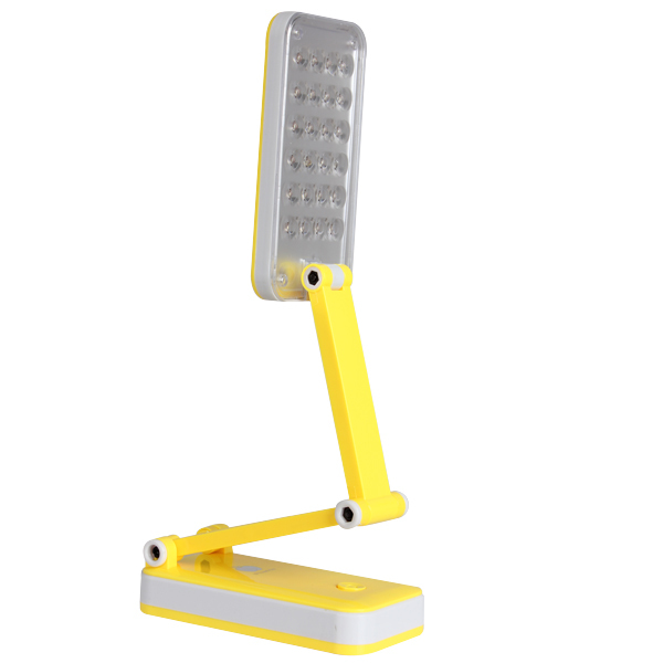foldable flexible modern 24 led desk table lamp ac90v ~ 240v adjustable booking reading light for study office built-in battery