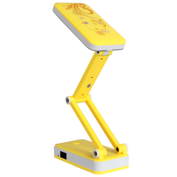 foldable flexible modern 24 led desk table lamp ac90v ~ 240v adjustable booking reading light for study office built-in battery